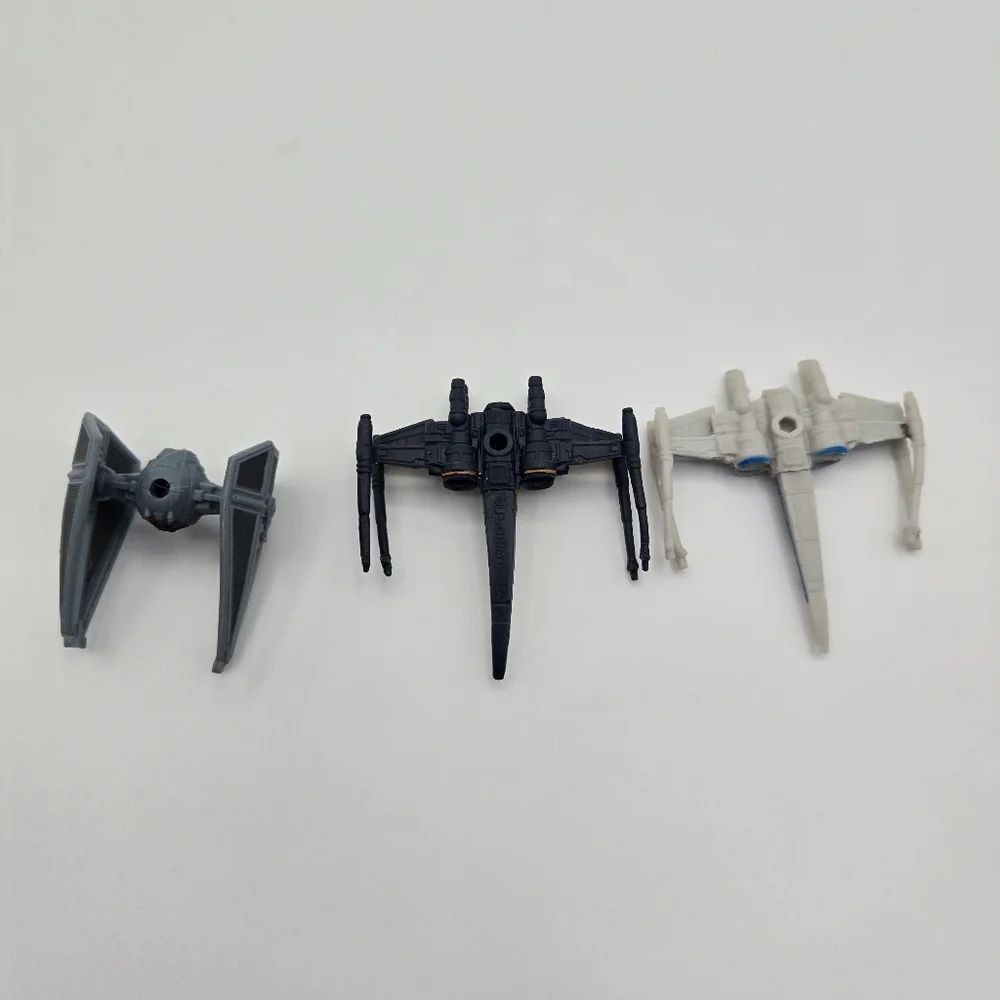 Bundle Of 6 Misc Star Wars Vehicle Figurines Diecast Micro Machines